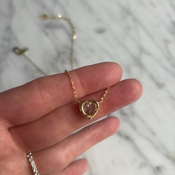 Melinda Maria Heart Crystal necklace - Picture 5 of 7